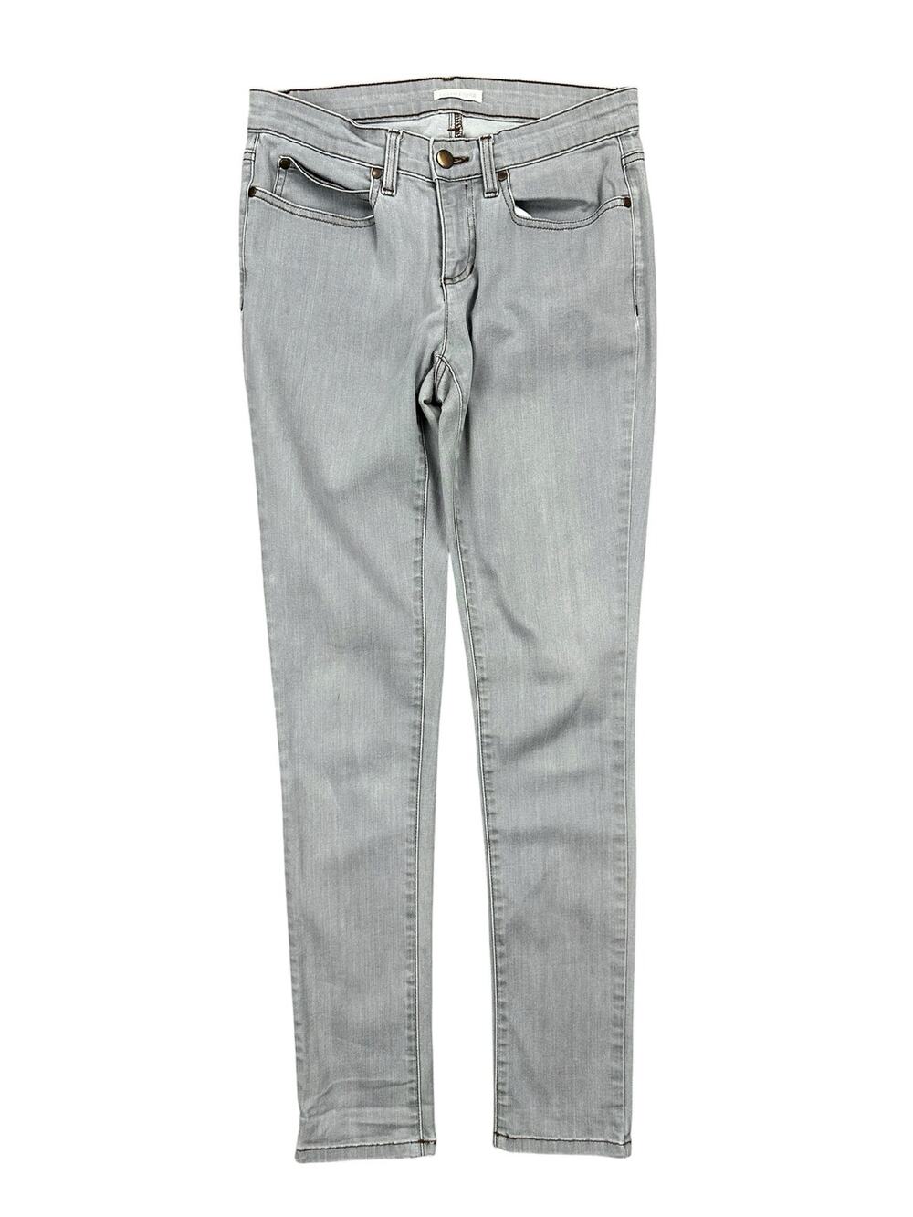 Eileen Fisher Stretch Skinny Jeans Gray — Size 4